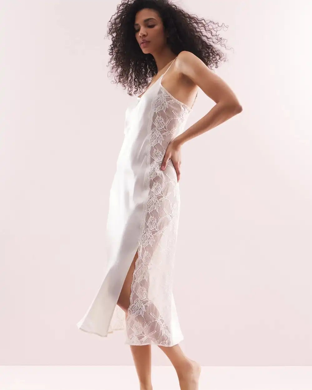 Soma's Sexiest Silk Lace Gown