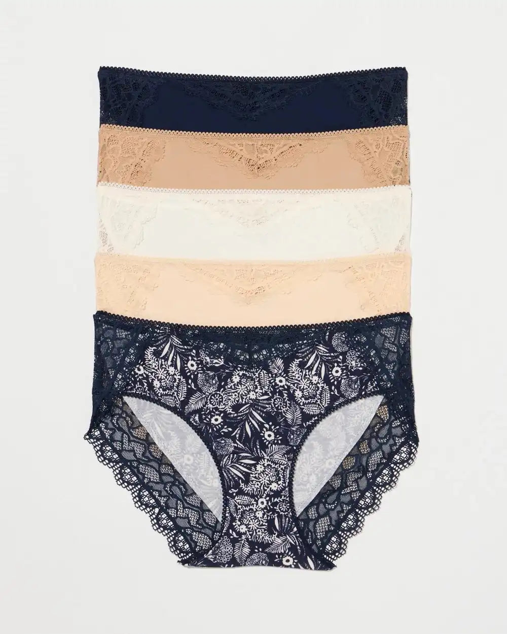 Lace Hipster 5 Pack