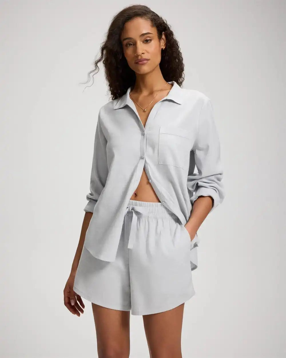 Beach Cotton Relaxed Shorts
