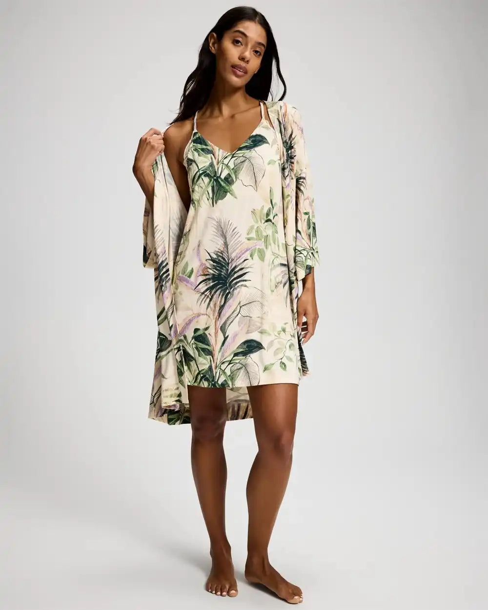 Fresco Lace Chemise with Shelf Bra