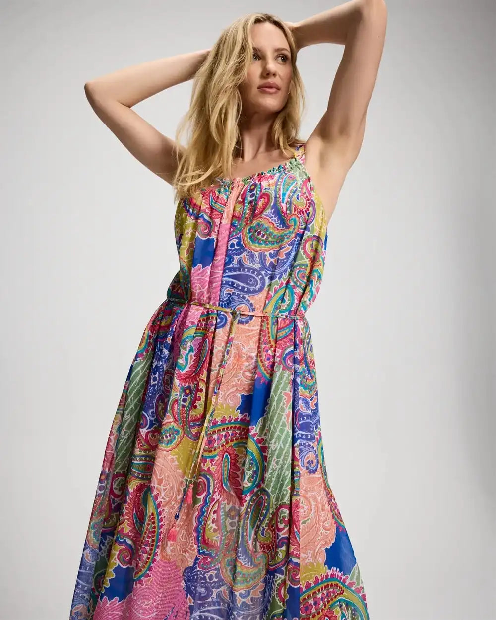 Bleu Rod Beattie La Vida Bohemia Shirred Swim Cover-Up Dress