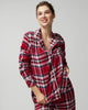 RESTFUL PLAID RED