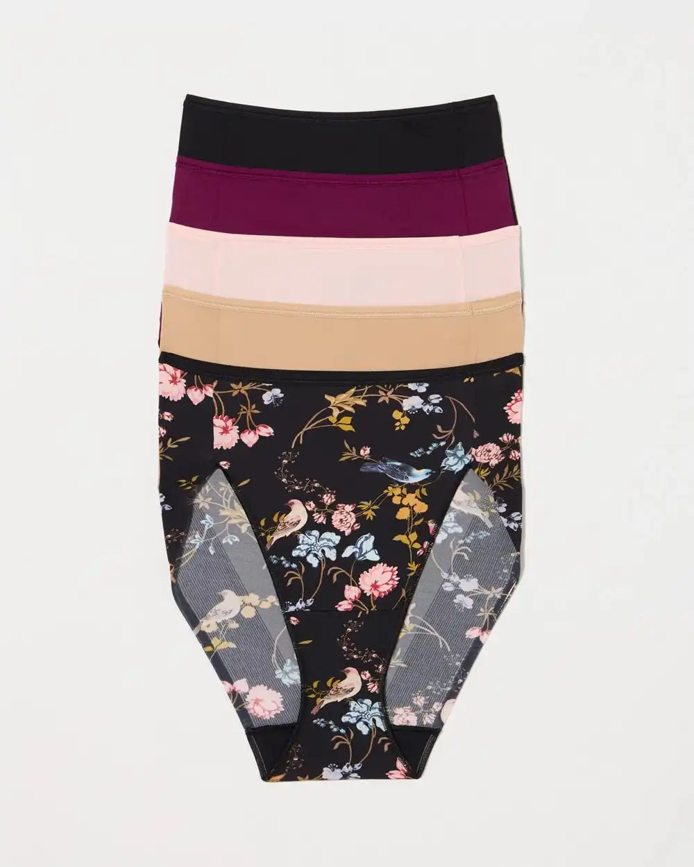 Edge High-Leg Brief Panty 5 Pack