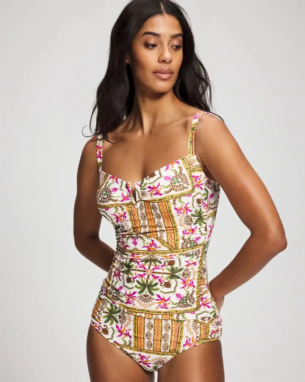 V-Wire Tankini Swim Top