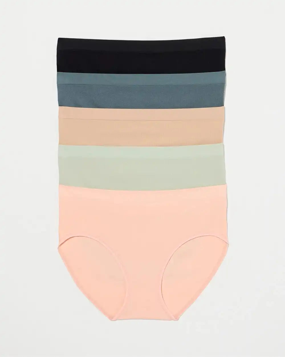 Rib Hipster Panty 5 Pack