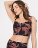 STAMPED TROPICS M BK BRN