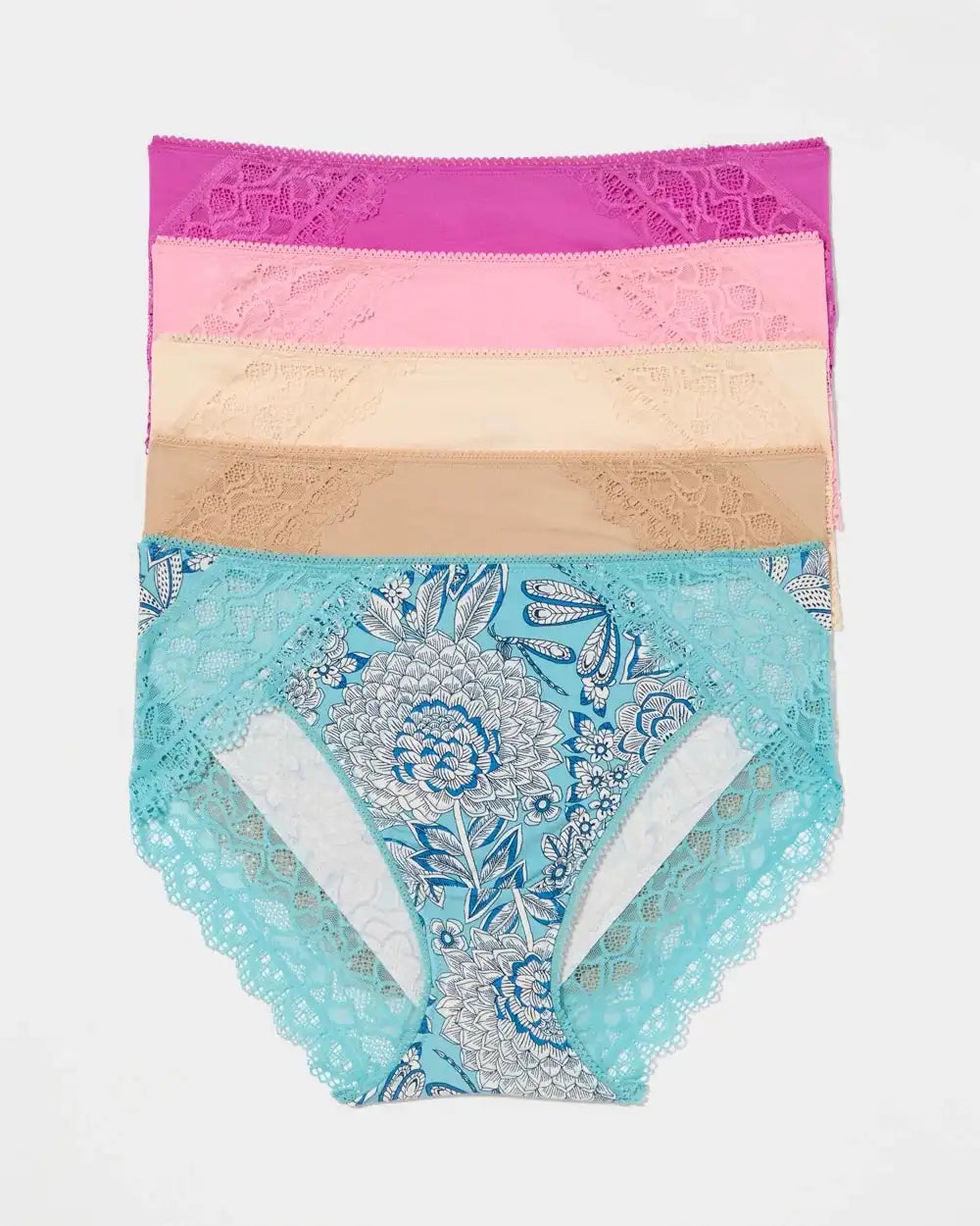 Lace High-Leg 5 Pack