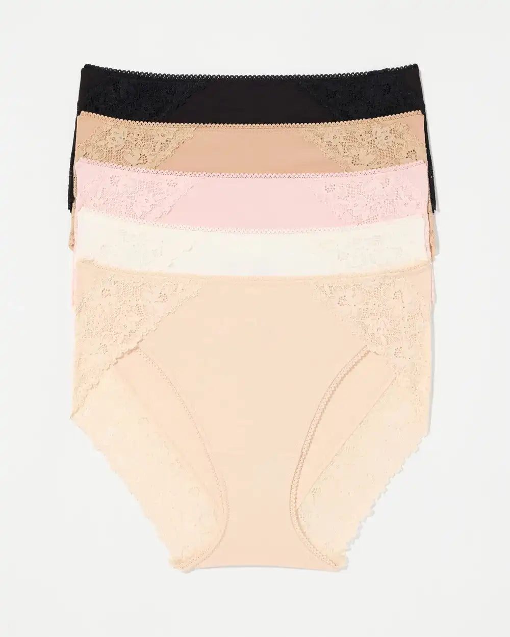 High-Leg with Perfect Lace Panty 5-Pack