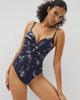 PALM TOILE MINI NAVY