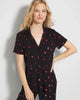 FLOATING HEARTS BLACK RED