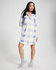 FROSTED PLAID BLUE