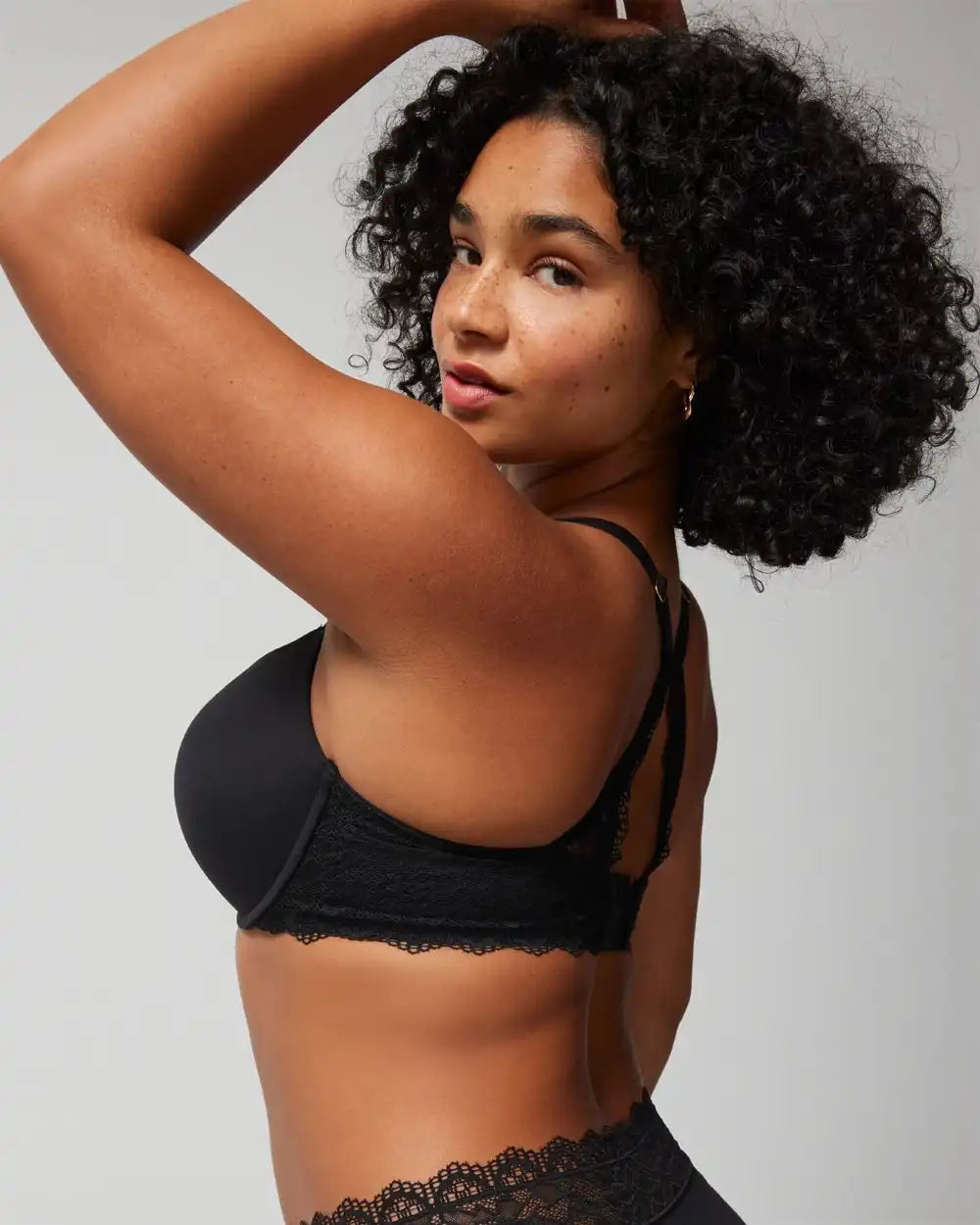 Push-Up Plunge Bra with Lace
