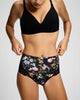 WINDSWEPT FLORAL M BLACK
