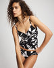 MEANDERING LEAF BLACK