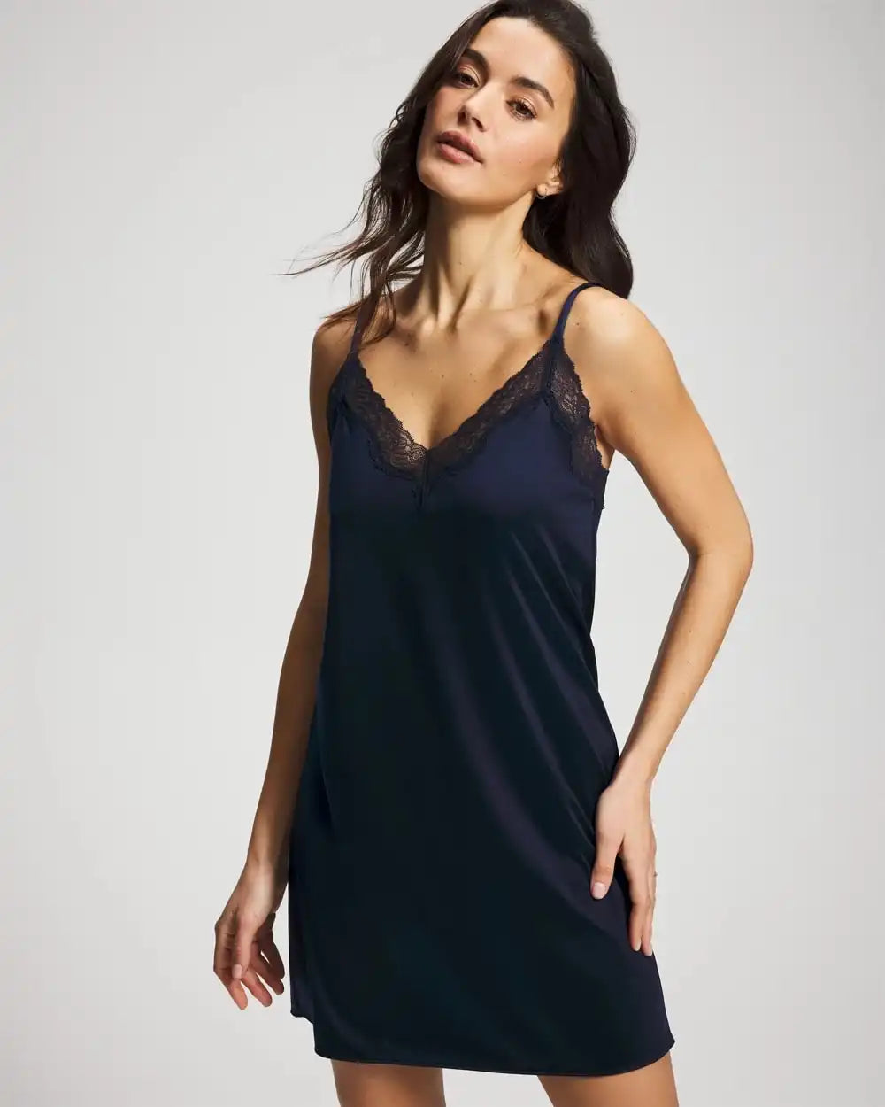 Lace Trim Chemise