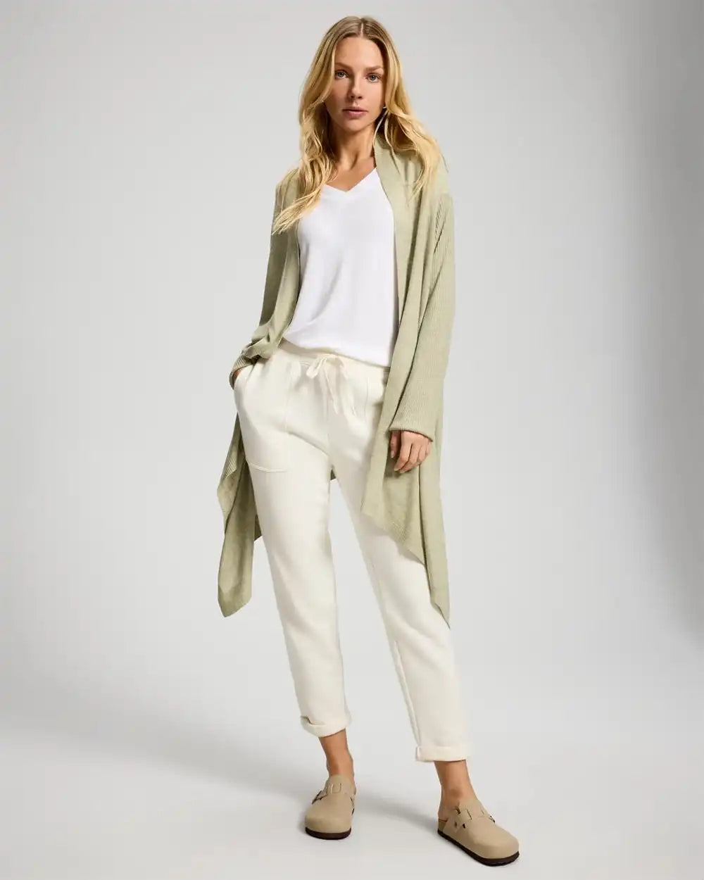 Lightweight Knit Sweater Wrap